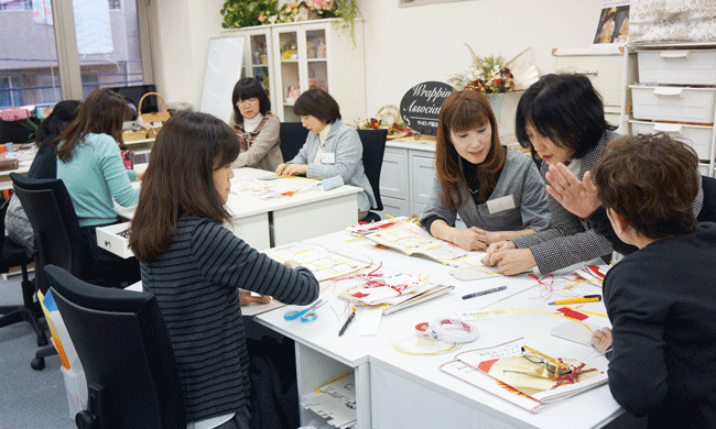 ラッピング協会,ブログ,和風,講習,画像
