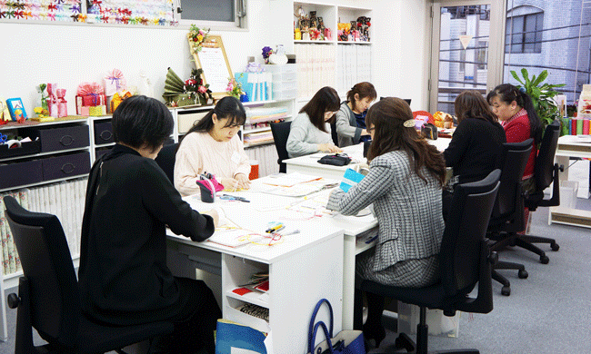 ラッピング協会,ブログ,和風,講習,画像
