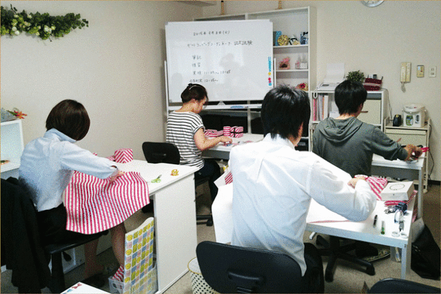 ラッピング協会,大阪,講習室,プログ